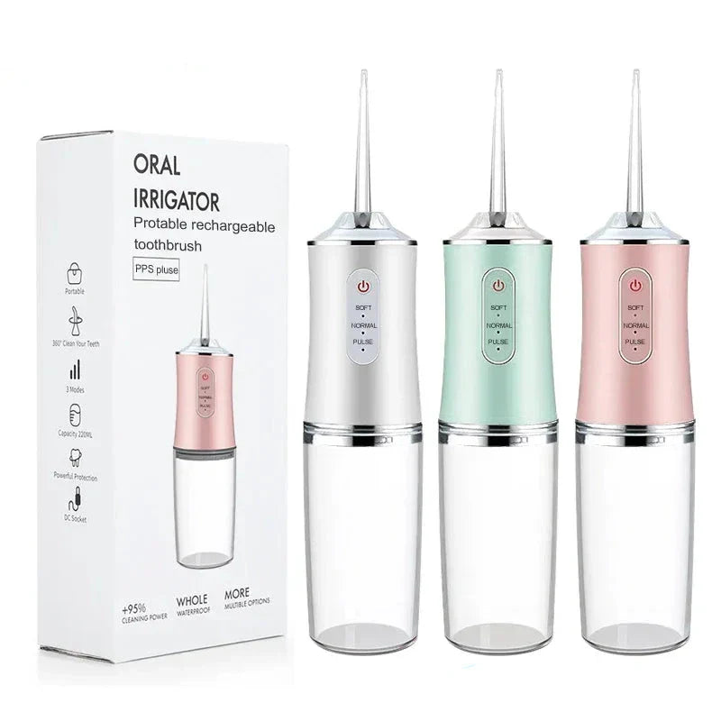 Irrigador Dental portátil oral/BrilhoJet